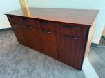Wood Veneer Credenza / Buffet Cabinet with Pull-Out Trash Drawer - ITEM #:345082 - Img 1 of 5