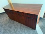 Wood Veneer Credenza / Buffet Cabinet with Pull-Out Trash Drawer - ITEM #:345082 - Img 2 of 5