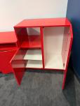 Modern Red Glossy Storage Cabinet with Cubby - ITEM #:345084 - Img 4 of 4