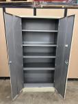 Metal Storage Cabinet - 36"W x 18"D x 78"H - ITEM #:345089 - Img 3 of 4