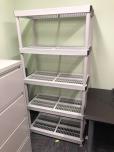 5-Tier Light-Duty Plastic Shelving Unit, 36x24x72 - ITEM #:350010 - Img 1 of 2
