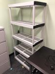 5-Tier Light-Duty Plastic Shelving Unit, 36x24x72 - ITEM #:350010 - Img 2 of 2
