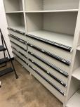 Used Aurora Shelving With Drawers - Grey - ITEM #:350013 - Img 2 of 3