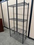 Used Wire Rack - Black - 4 Levels - ITEM #:350014 - Img 2 of 3