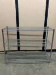 48" Wide 3-Shelf Chrome Wire Shelving Unit - ITEM #:350020 - Img 1 of 3