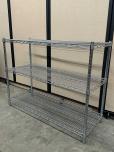 48" Wide 3-Shelf Chrome Wire Shelving Unit - ITEM #:350020 - Img 2 of 3