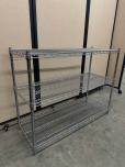 48" Wide 3-Shelf Chrome Wire Shelving Unit - ITEM #:350020 - Img 3 of 3