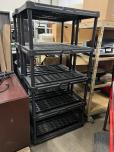 Used Plastic Shelving - Black - ITEM #:350022 - Img 1 of 1