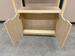 Modern Light Oak Finish Bookcase with Lower Storage Cabinet - ITEM #:350023 - Img 3 of 3