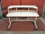 Used Rolling Desk With Shelf - ITEM #:405006 - Img 2 of 2