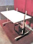 Used Rolling Desk With Storage Arm For Computer - ITEM #:405015 - Thumbnail image 3 of 3