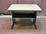 Used Table Printer Stand With Mahogany Laminate - ITEM #:405021 - Img 2 of 4