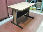 Used Table Printer Stand With Mahogany Laminate - ITEM #:405021 - Img 3 of 4