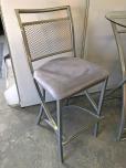3-Piece Modern Bistro Set with Glass Top Table & Bar Stools - ITEM #:445020 - Img 2 of 5