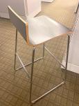 Used Low Back Breakroom Chairs - Black Seat - Chrome Frame - ITEM #:445023 - Img 3 of 3
