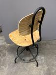 Used Ikea KULLABERG Swivel Chair - Pine And Black - ITEM #:445036 - Img 2 of 4