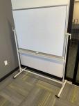 Used Mobile Whiteboard With Marker Tray - ITEM #:465042 - Img 3 of 4