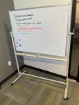 Used Mobile Whiteboard With Marker Tray - ITEM #:465042 - Img 4 of 4