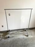 Collapsible Rolling Garment Rack, Chrome - ITEM #:480009 - Img 1 of 1