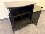 Rolling AV Cart Cabinet with Tinted Glass Door - ITEM #:505012 - Img 1 of 3
