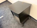Rolling AV Cart Cabinet with Tinted Glass Door - ITEM #:505012 - Img 2 of 3