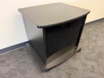 Rolling AV Cart Cabinet with Tinted Glass Door - ITEM #:505012 - Img 3 of 3