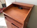 Used Presentation Podium Lectern Cherry Laminate w/ Pop-Up Power & AV Storage - ITEM #:510000 - Img 6 of 10