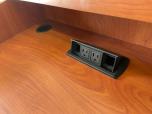Used Presentation Podium Lectern Cherry Laminate w/ Pop-Up Power & AV Storage - ITEM #:510000 - Img 7 of 10
