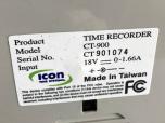 Icon CT-900 Electronic Time Clock - ITEM #:565018 - Img 4 of 4