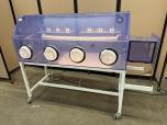 Used Cleatech Isolation Laboratory Glovebox 4-Port - ITEM #:620169 - Img 1 of 17