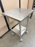 Used Stainless Table - Locking Wheels - ITEM #:625051 - Img 2 of 3