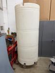 Large Poly Plastic Vertical Storage Tank with Dual Spigots - ITEM #:630059 - Img 1 of 2