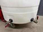 Large Poly Plastic Vertical Storage Tank with Dual Spigots - ITEM #:630059 - Img 2 of 2