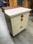 Vintage Metal Medical/Dental Cabinet with Copper Accents - ITEM #:645080 - Img 1 of 5