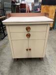 Vintage Metal Medical/Dental Cabinet with Copper Accents - ITEM #:645080 - Img 3 of 5