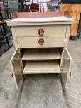 Vintage Metal Medical/Dental Cabinet with Copper Accents - ITEM #:645080 - Img 4 of 5