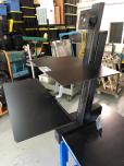 Ergotron Dual-Platform Sit-Stand Desktop Converter with Monitor Mount - ITEM #:665008 - Img 1 of 3