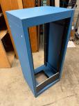 Used Server Rack Enclosure With Rails - Blue - 24U - ITEM #:665014 - Img 1 of 5