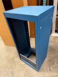 Used Server Rack Enclosure With Rails - Blue - 24U - ITEM #:665014 - Img 2 of 5