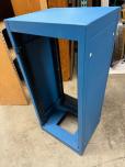 Used Server Rack Enclosure With Rails - Blue - 24U - ITEM #:665014 - Img 4 of 5