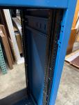 Used Server Rack Enclosure With Rails - Blue - 24U - ITEM #:665014 - Img 5 of 5
