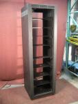 Used Server Rack Cabinet With Black Finish - ITEM #:665018 - Img 1 of 4