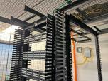Modular Open Frame Server Rack System - 3 Uprights with Patch Panels - ITEM #:665033 - Img 2 of 4