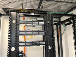Modular Open Frame Server Rack System - 3 Uprights with Patch Panels - ITEM #:665033 - Img 3 of 4