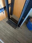 Used Open-Frame Aluminum Server Rack with Patch Panels - ITEM #:665034 - Img 2 of 3