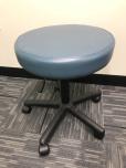 Dynatronics Rolling Medical/Lab Stool, Blue Vinyl - ITEM #:705047 - Img 1 of 2