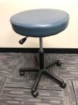 Dynatronics Rolling Medical/Lab Stool, Blue Vinyl - ITEM #:705047 - Img 2 of 2