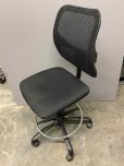 Used Uline Mesh Work Stool Chair - Tilt Lock - ITEM #:705054 - Img 2 of 4