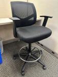 Uline Mesh Back Drafting Stool with Adjustable Arms - ITEM #:705056 - Img 1 of 4