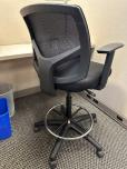 Uline Mesh Back Drafting Stool with Adjustable Arms - ITEM #:705056 - Img 4 of 4